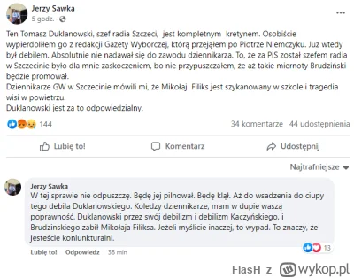 FlasH - Sawka też się nie pi**doli

#radioszczecin #duklanowski