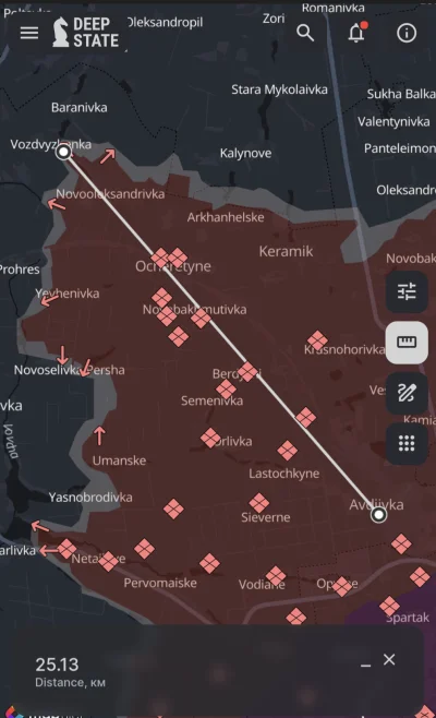 JessePinkman38 - Patrzę na mapę i od czasu upadku  Avdiivki Rosjanie przeszli już 25k...