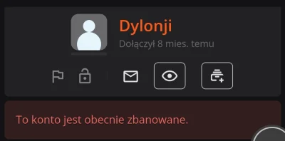 rolnik_wykopowy - @Dylonji: WYKOPOWY RAK BAN 

Miłych wakacji, klaunie xDDD
#tangodow...