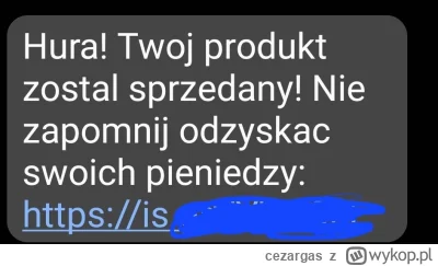 cezargas - 5 min po wystawieniu oferty sprzedaży na OLX. Ten portal to jedno wielkie ...