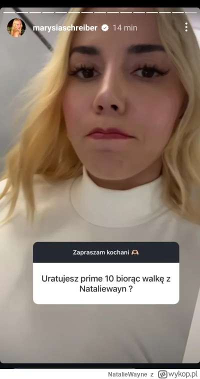 NatalieWayne - #famemma jak ruda zagra u mnie w filme to się zastanowię czy chce walc...