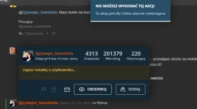 Umeraczyk - Właśnie ogarnąłem, że nie działa obserwowanie (ʘ‿ʘ)