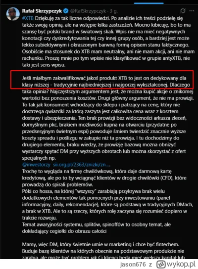 jason676 - #gielda #xtb ale typ pojechał xD
https://x.com/RafSkrzypczyk/status/197692...