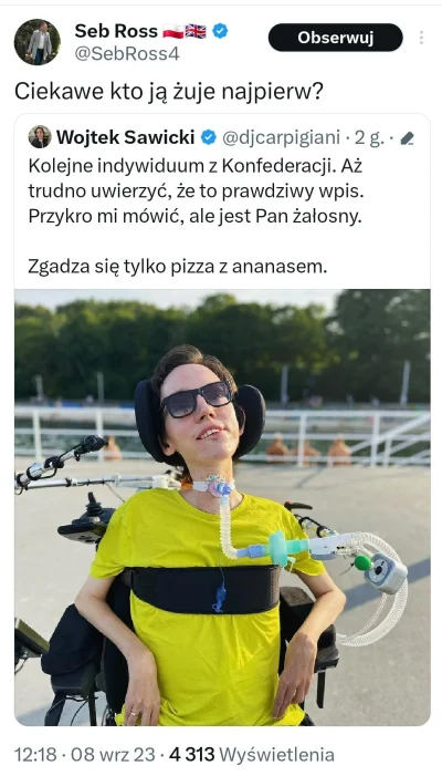 FerdynandMagellan - Beka z niepełnosprawnych to nieironicznie jeden z istotnych powod...