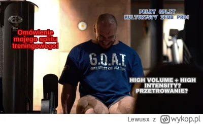 Lewusx - 3 godziny treningu dziennie, tyle obecnie trenuje. 

Dla osob ciekawych, zap...