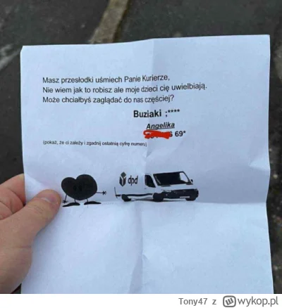 Tony47 - #przegryw

Kurier ma pokazac że mu zależy na polce z bombelkami XDDDDDDDDDD