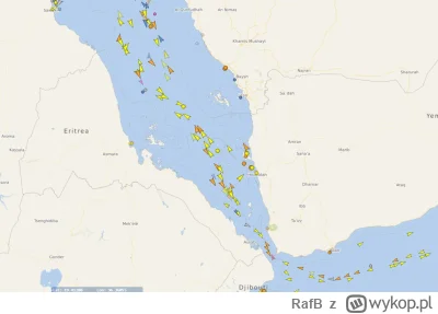 RafB - "Aktualnie globalny transport morzem czerwonym jest wstrzymany." Ta, jasne...