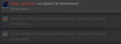 Ksemidesdelos - >dam cię do obserwowanych, żeby cię zgłaszać

@Mega_Smieszek: a zgłas...