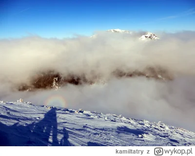 kamiltatry - Widmo Brockenu, widok z podejścia na grzbiet Ornaku