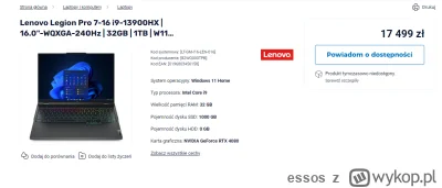 essos - WTF
17,5k za laptopa, ktory nie ma nawet karty z najwyższej półki...

#laptop...