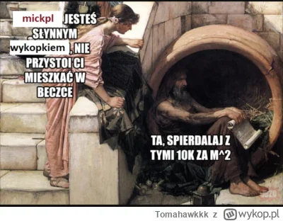 Tomahawkkk - Stary mem jest już nieaktualny. Potrzebna aktualizacja ceny za metr

#ni...