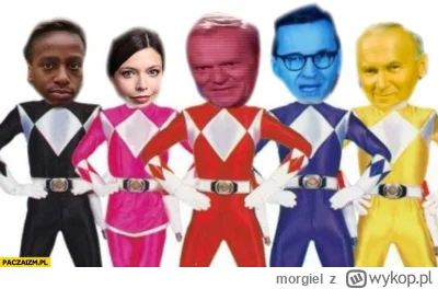 morgiel - UWAGA TO BARDZO BARDZO WAŻNA ANKIETA, którym kolorem power rangers chciałby...