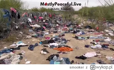 smooker - #usa #swiat #migranci 
Ślady" migrantów po amerykańskiej stronie granicy z ...