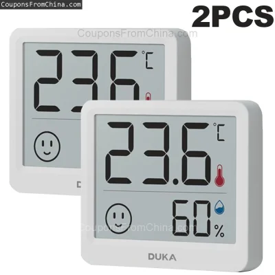 n____S - ❗ 2pcs Xiaomi Duka TH1 Electronic Temperature Humidity Meter
〽️ Cena: 10.49 ...