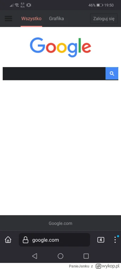 PanieJanku - @Asterka_Boza: Warto też dodać, że Google sabotuje stronę Google.com na ...
