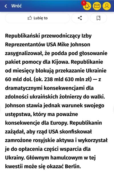 Wilczynski - #ukraina Pomoc dla Ukrainy coraz bliżej! #polityka