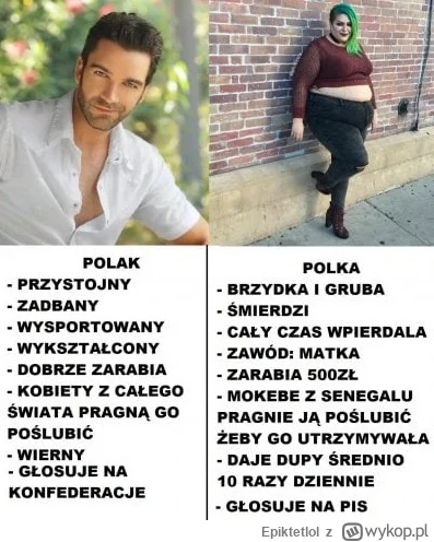 Epiktetlol - Ehhh czemu genetyka tak pokarała polki? 
#p0lka #przegryw