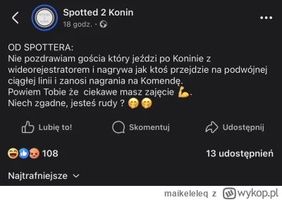 maikeleleq - Klasycznie sebki w komentarzach się spinają i opluwają typa, a wystarcz...
