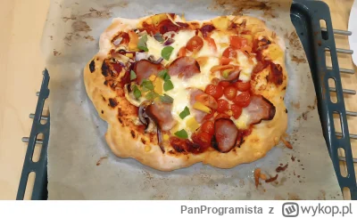 PanProgramista - Pierwsza pizza bezglutenowa. Muszę jeszcze nabrać doświadczenia z ci...