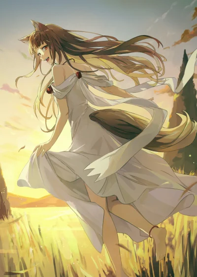 LatajacaPapryka512 - (｡◕‿‿◕｡)
#anime #randomanimeshit #spiceandwolf #holo