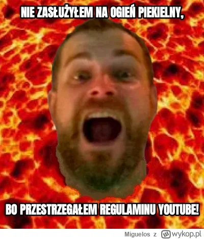 Miguelos - Slawku! Sławeczku! Sławeczuniu! Ty zasłużyłeś na wieczność w ogniach pieki...