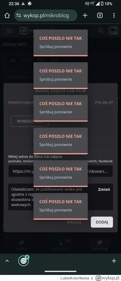 LubieKolorNieba - Coś poszło nie tak.
