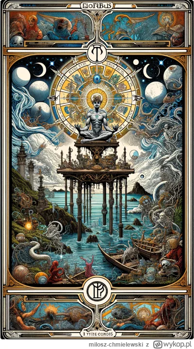 milosz-chmielewski - karta #tarota wymyślona i wygenerowane przez #DallE3 #OpenAI #ta...