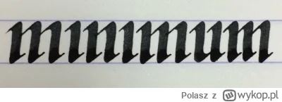 Polasz - minimum
#kaligrafia