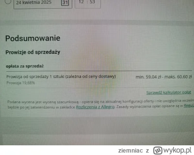 ziemniac - Przecież to jest absurd, prawie 20% prowizji za sprzedaż rzeczy za 300 zł....