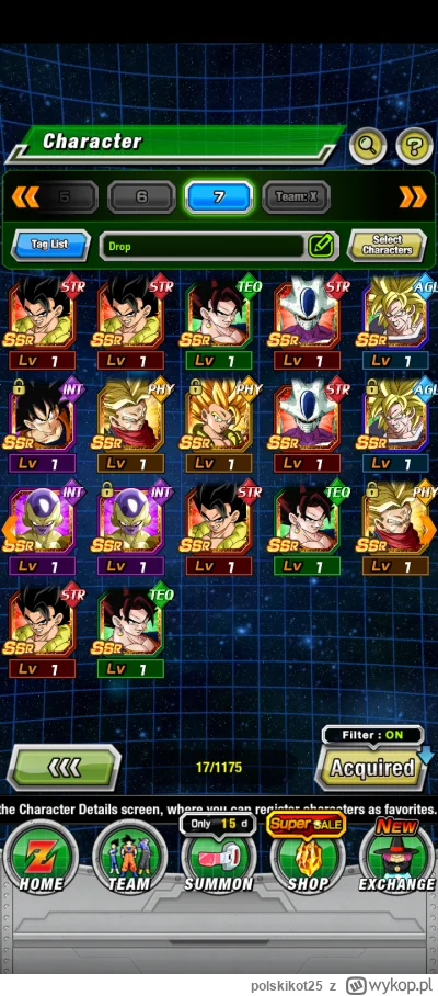 polskikot25 - #dokkanbattle Wsm to zapomniałem się pochwalić. Wydałem 1700ds. Cooler,...