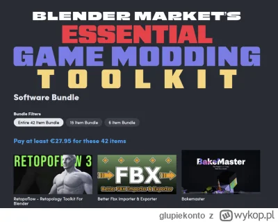 glupiekonto - #blender #humblebundle

Gdyby kusił Cię najnowszy pakiet Blender Market...