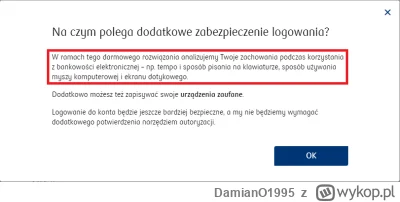 DamianO1995 - PKO Bank Polski przymusza klientów do przekazywania danych biometryczny...