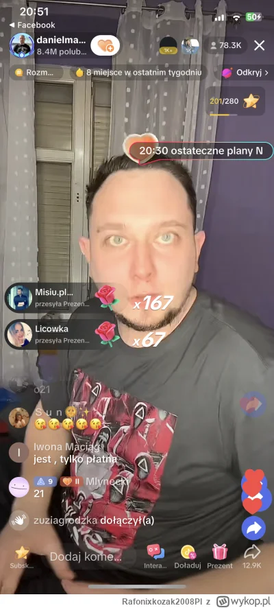 Rafonixkozak2008Pl - #danielmagical
Mam katar widzowie xD