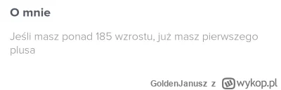GoldenJanusz - top 1% pamiętajcie 
#przegryw #wzrost #blackpill