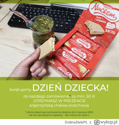 DobreZielePL - Baton Nucrem do #yerbamate na Dzień Dziecka!