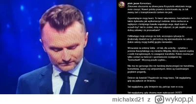 michalxd21 - Kiedy nielubiący kaczyńskiego satyryk spyta z dupy nielubiącego kaczyńsk...