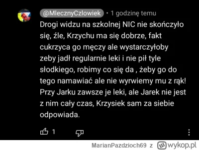 MarianPazdzioch69 - "Krzychu ma się dobrze" Opiekunowie od siedmiu boleści xD
#konono...