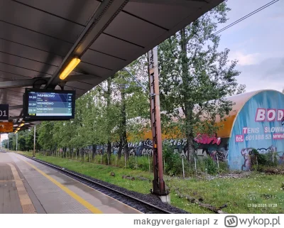 makgyvergaleriapl - Sto lat nie jechałem pociągiem podmiejskim, tak zwaną skmką. Ciek...