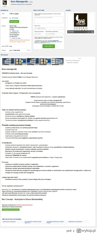 pelt - Może ktoś jest zainteresowany intensywnym kursem managerskim w Akademii Sztuki...