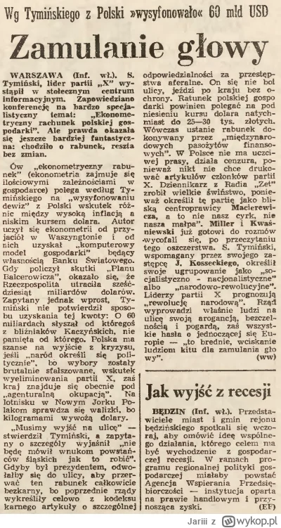 Jariii - Tymiński to Max Kolonko lat 90-tych xD Dzisiaj to byłby gwiazdą na wykopie x...