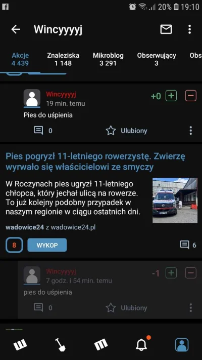 ruda_stuleja - @Wincyyyyj: XD Ale ty się oryginalny zrobiłeś w swoim hejcie na psy.