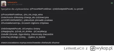 LeVentLeCri - >Wczorajszy wierszyk Itslilianka

@kawalek_po: ekhem ( ͡° ͜ʖ ͡°)