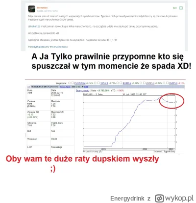 E.....k - Hah....  i ta Januszowa pogarda tych którzy już kupili do tych którzy z jak...