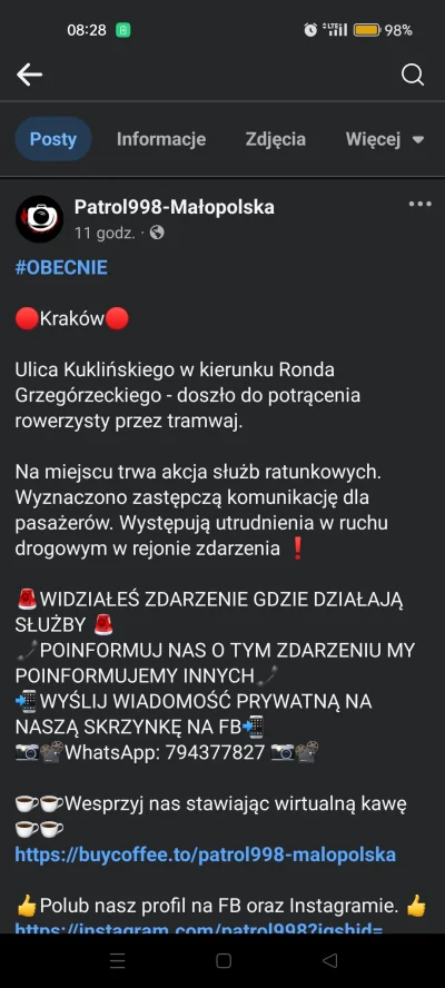 Lardor - @jajcek lepiej jak wczoraj rowerzysta się wpakował po ciemku w warunkach gdz...