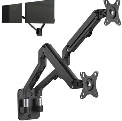 powodzenia - jaki polecicie uchwyt na dwa monitory montowany do sciany? monitory 24 l...