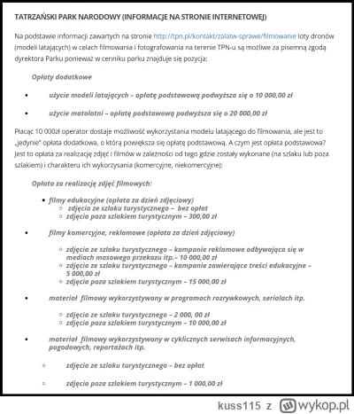 kuss115 - Jak z lataniem dronem na terenie parku narodowego? Wiadomo, można na przypa...