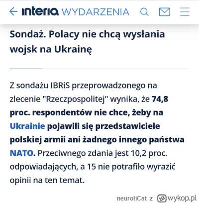 neurotiCat - @kontrowersje: Żaden polityk nie zrobi czegoś takiego widząc takie sonda...