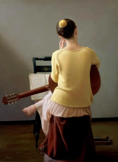 GARN - #sztuka #art #malarstwo #obrazy autor: Ikushima Hiroshi (b, 1958 - )