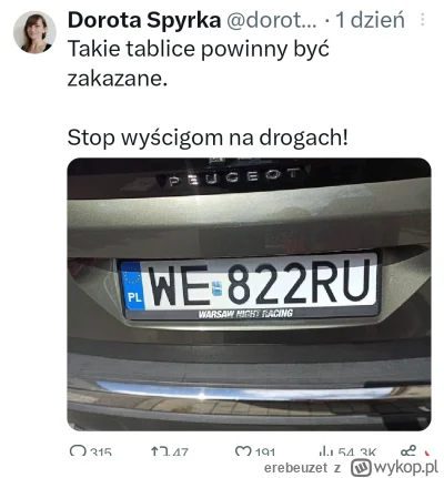 erebeuzet - Wczoraj mi moderacja post z wysmiewaniem jej twita usunela.
no ale zloto ...