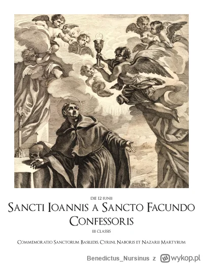 BenedictusNursinus - #kalendarzliturgiczny #wiara #kosciol #katolicyzm

środa, 12 cze...